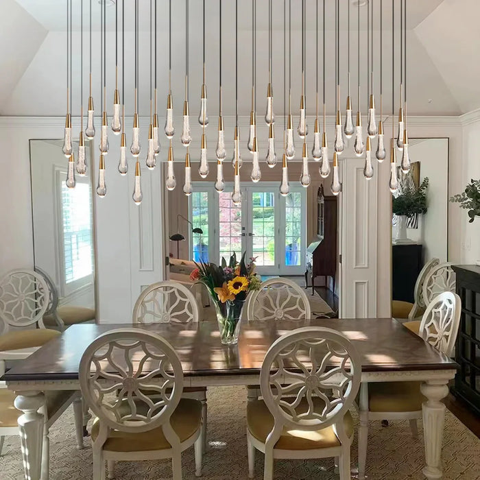 Solitaire Linear Chandelier 64"(customized)
