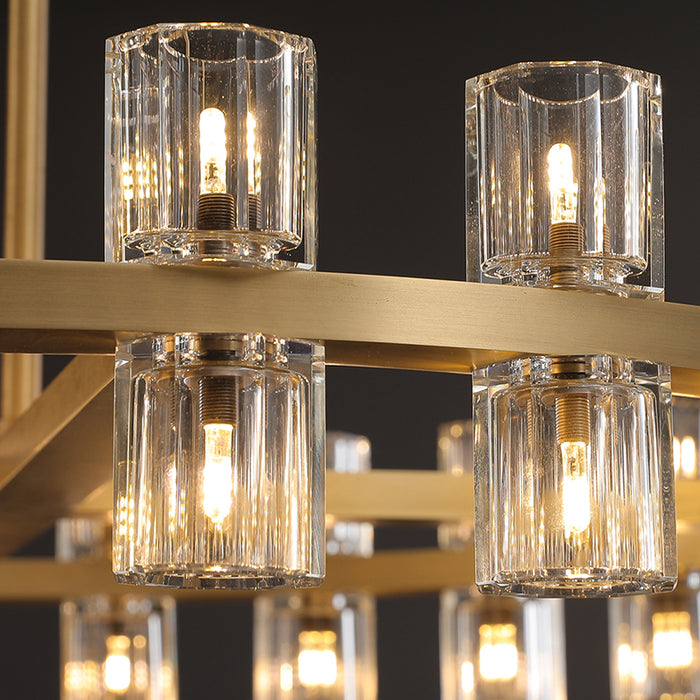 Arcachon Crystal Round Chandelier 42"（customized size）