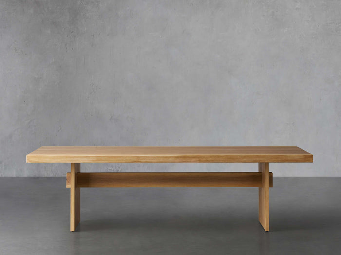Mihaela Oak Dining Table 60" 76" 84" 96" 108" 120"