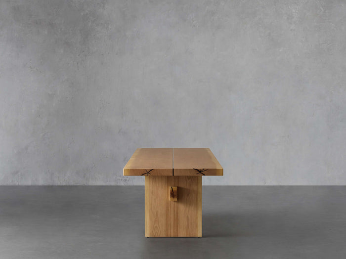 Mihaela Oak Dining Table 60" 76" 84" 96" 108" 120"