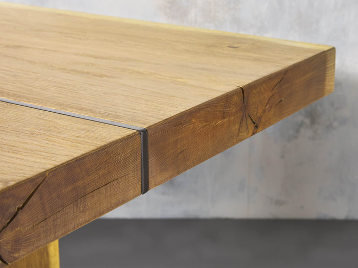 Mihaela Oak Dining Table 60" 76" 84" 96" 108" 120"