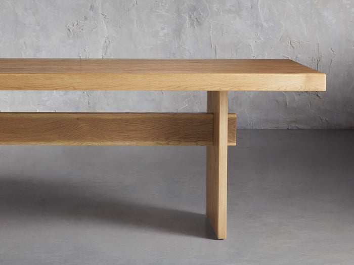 Mihaela Oak Dining Table 60" 76" 84" 96" 108" 120"