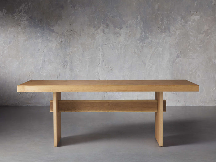 Mihaela Oak Dining Table 60" 76" 84" 96" 108" 120"