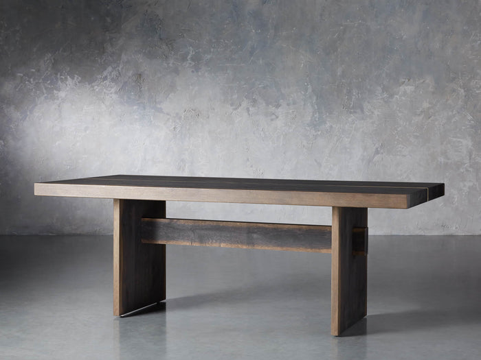 Mihaela Oak Dining Table 60" 76" 84" 96" 108" 120"