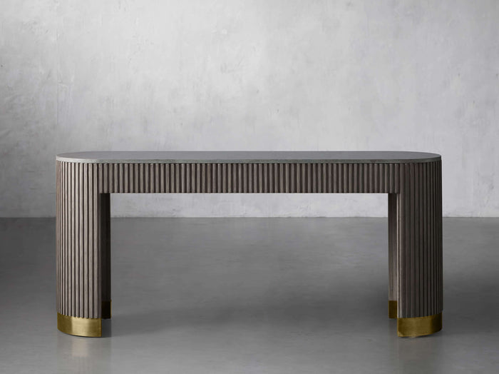 Finnley Console Table Marbel Bluestone Carrara 63" 73"