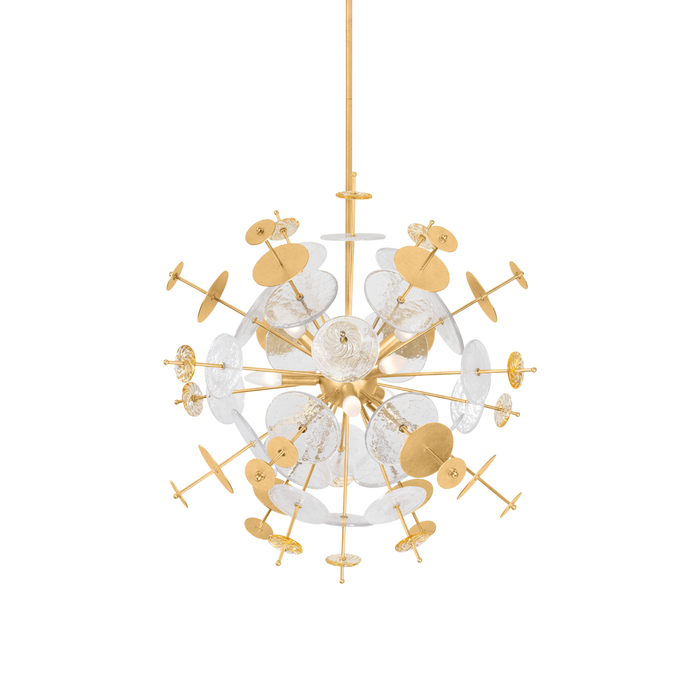 Gleason Clear Functional Design Chandelier