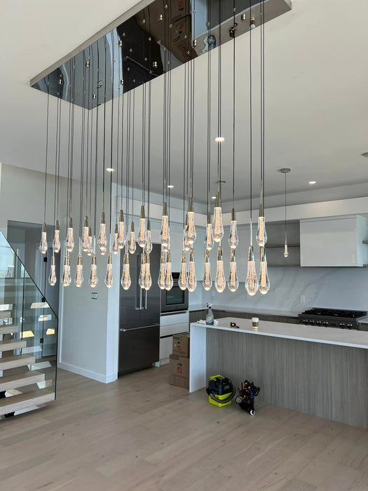 Solitaire Linear Chandelier 64"(customized)