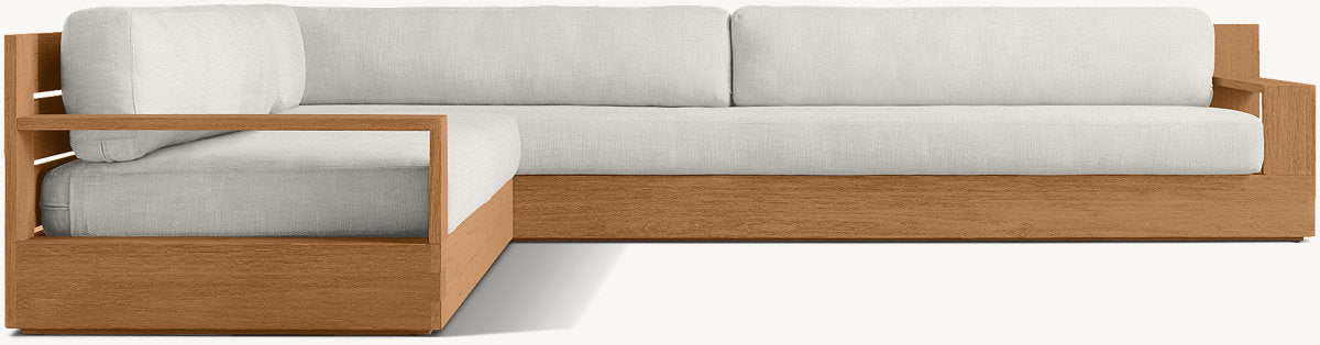 Marbella Teak Left-Arm L-Sectional