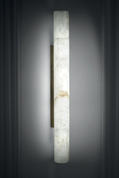 Charlene Marble Long wall sconce 46"H