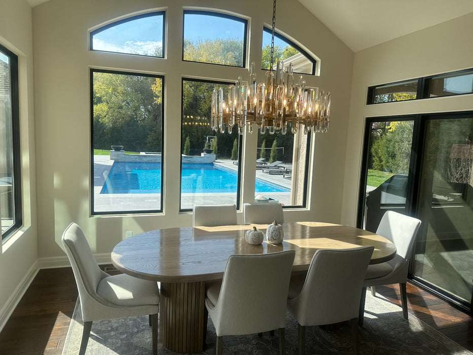 Bonnington Rectangular chandelier  54” 72"