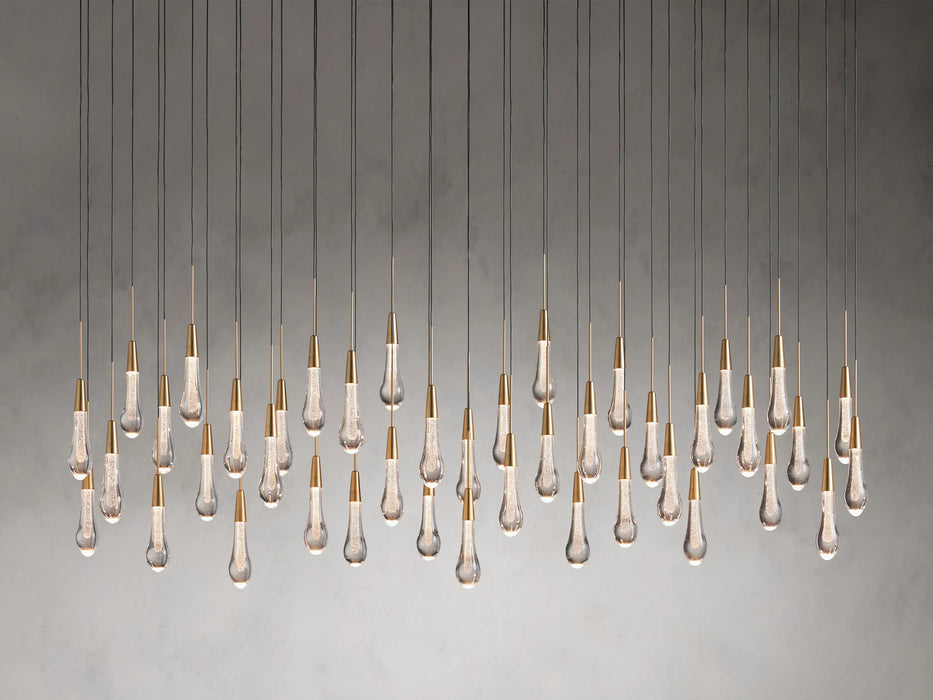 Solitaire Linear Chandelier 64"(customized)