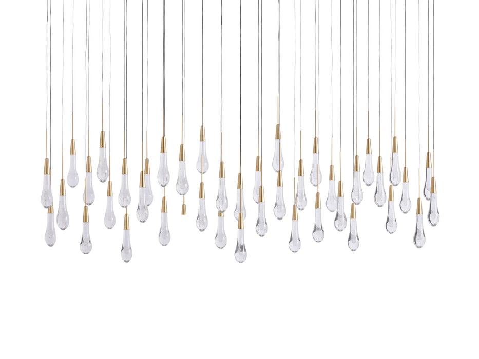 Solitaire Linear Chandelier 64"(customized)