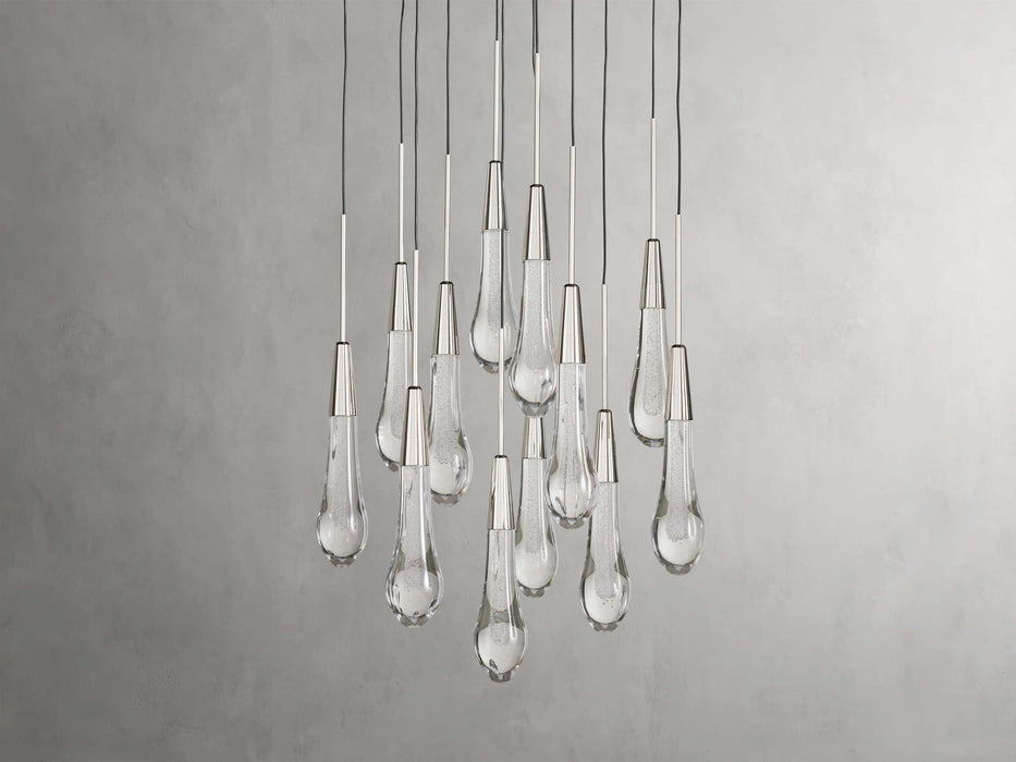 Solitaire Round Chandelier 17" 24" 36“ 58“