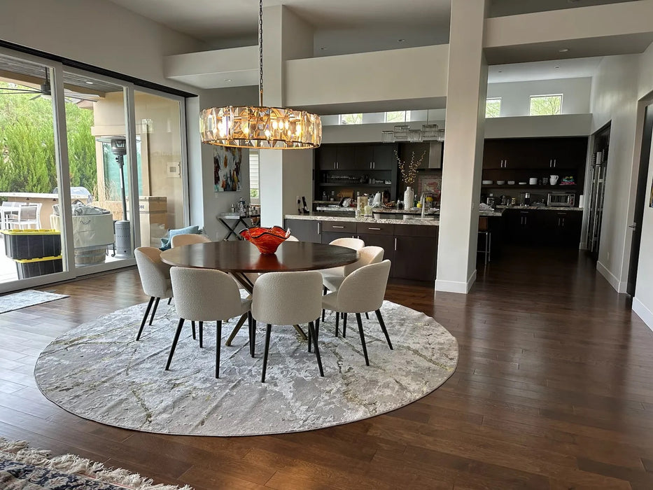 Harlow Multicurve Crystal Round Chandelier
