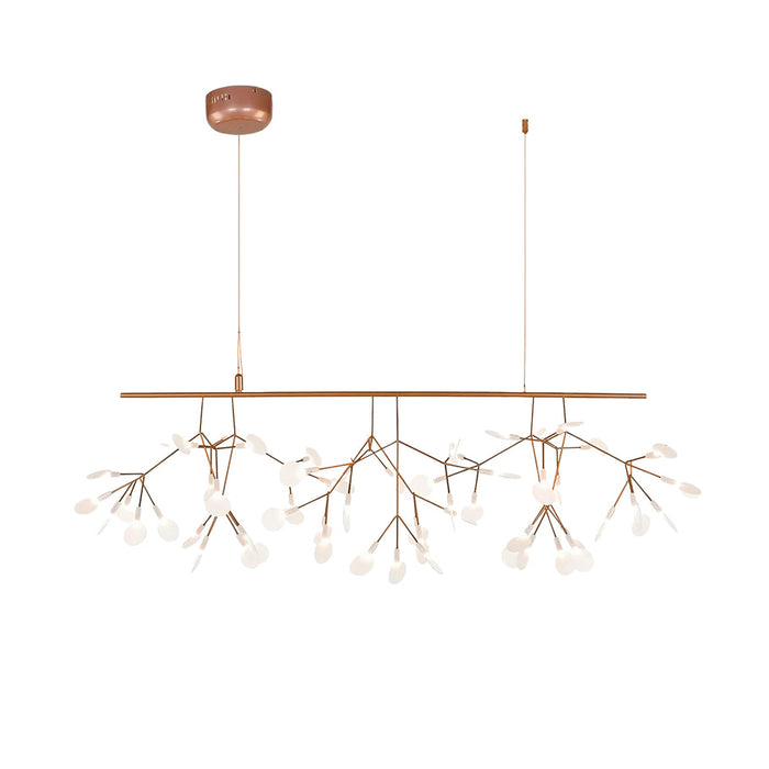 Ceramic Rose Firefly LED Chandelier