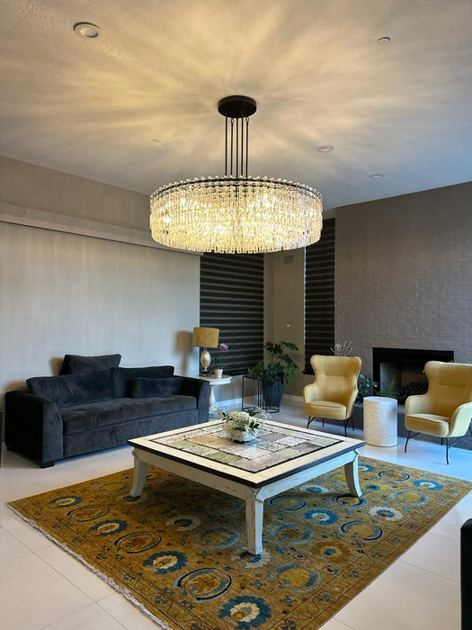 （customize 32”）Marignan Tier K9 Crystal Round Chandelier