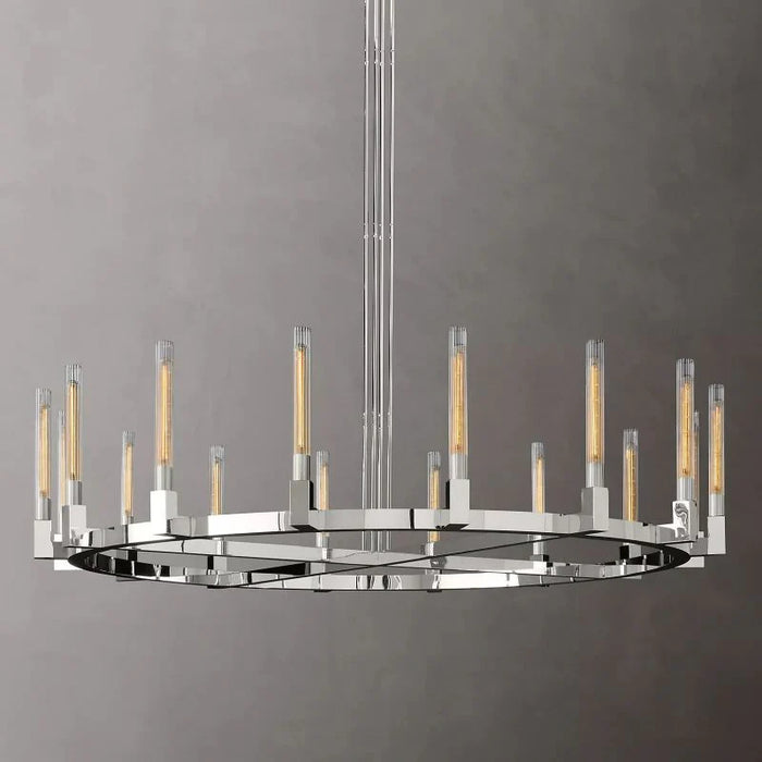 Candlestick Round Chandelier 36" 60” 72"