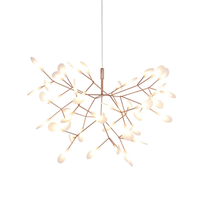 Ceramic Rose Firefly LED Chandelier