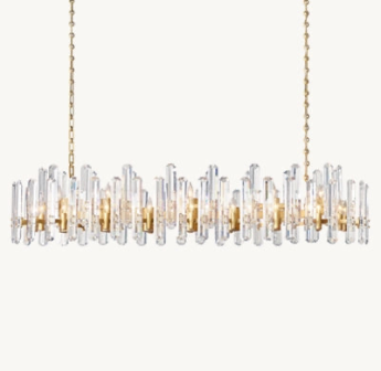 Bonnington Rectangular chandelier  54” 72"