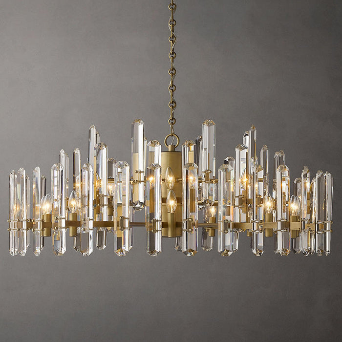 Bonnington Crystal Round Chandelier 37"