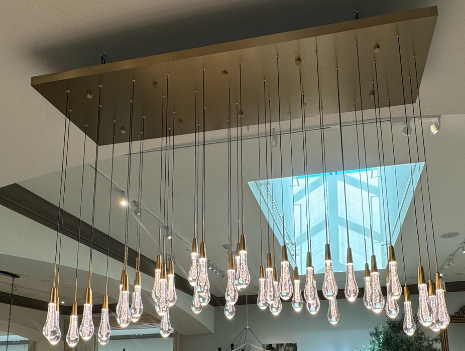 Solitaire Linear Chandelier 64"(customized)