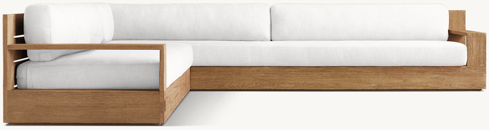 Marbella Teak Customizable Sectional