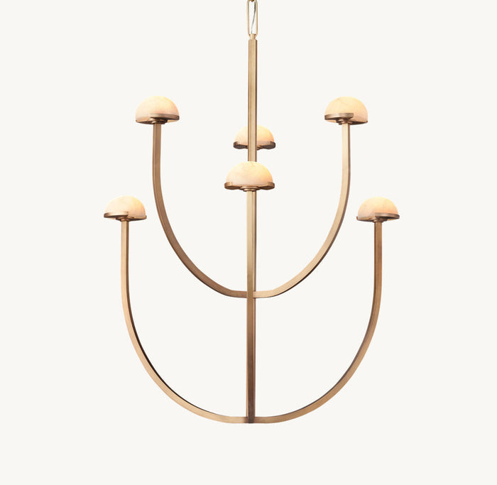 PEDRA ROUND CHANDELIER 32"