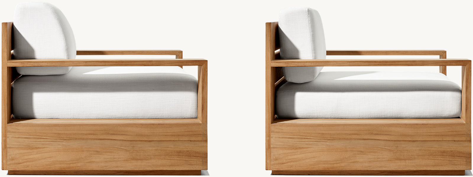 Marbella Teak Customizable Sectional