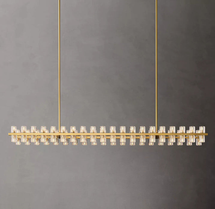 Arcachon Crystal Rectangular Chandelier48" 54" 72"
