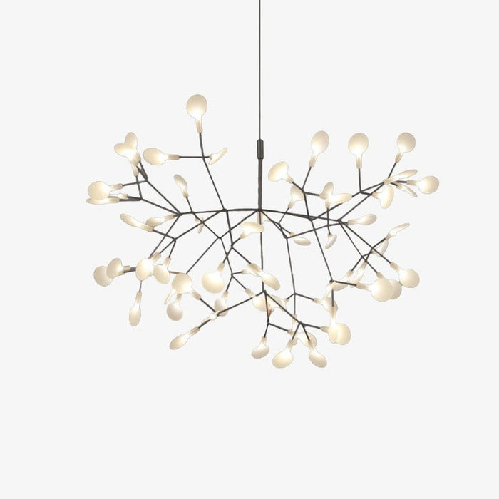 Ceramic Rose Firefly LED Chandelier