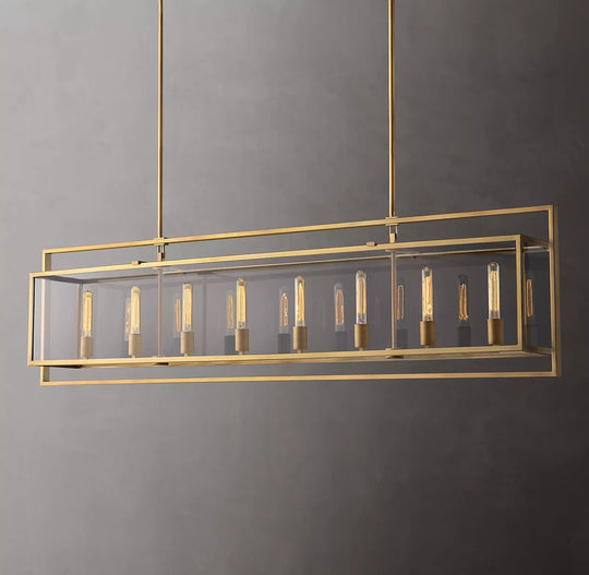 Fiona Rectangular Chandelier W 72"
