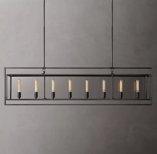 Fiona Rectangular Chandelier W 72"