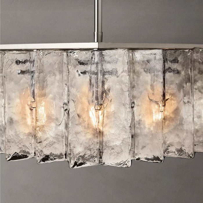 Lanttace Square Chandelier 36" 9-Lights