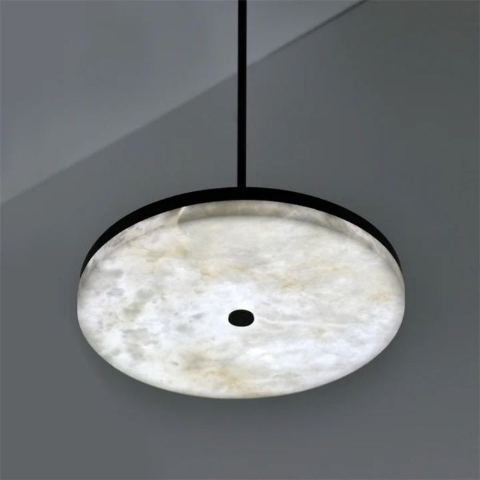 Alabaster Mini Round Pendant Light