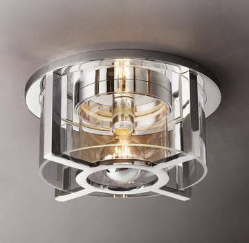 Petros Round Flushmount 14"D
